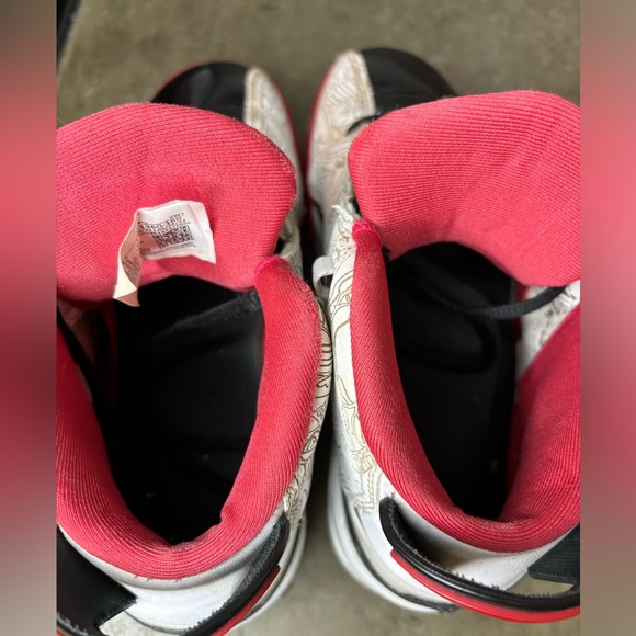 Nike Air Jordan Dub Zero Varsity Red 2022 Super school Size 4 Youth / 5.5 Women - Picture 11 of 14